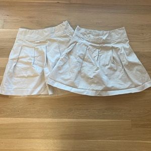 Two Children’s Place uniform skirts